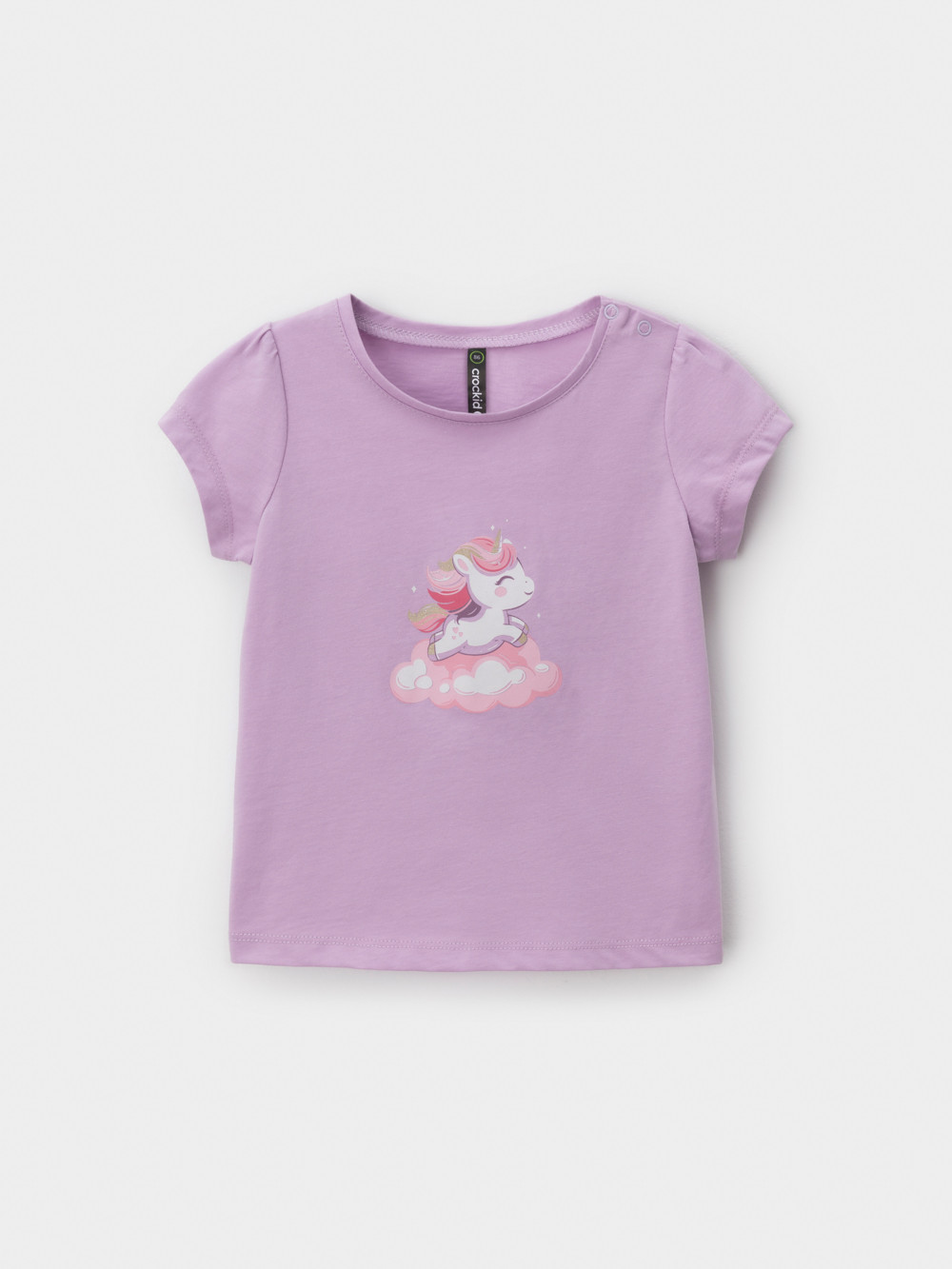 Футболка для девочки, артикул: КР 302454, цвет: фиолетовый