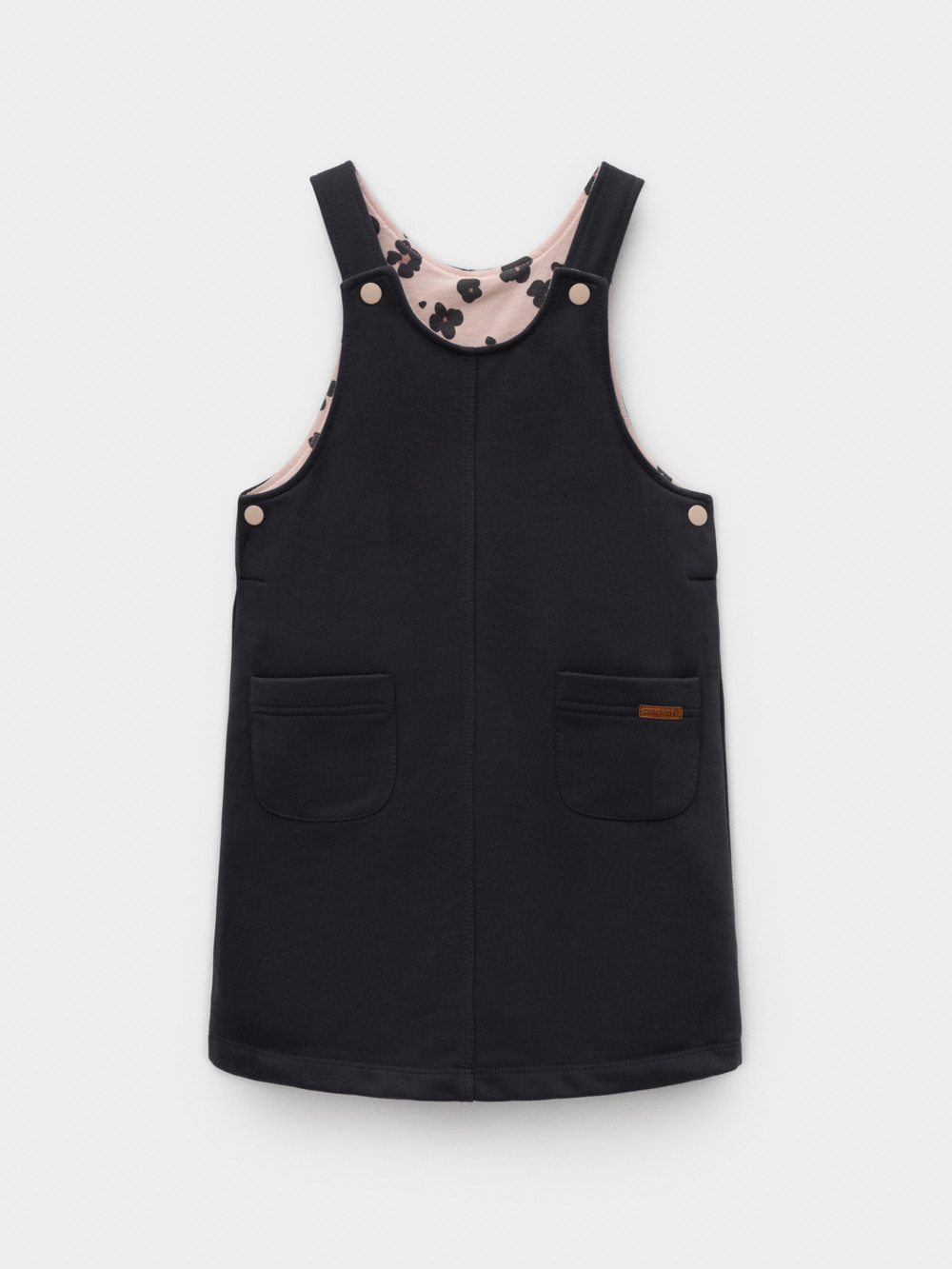 Сарафан для девочки, артикул: КР 5951, цвет: темно-серый, фото 2