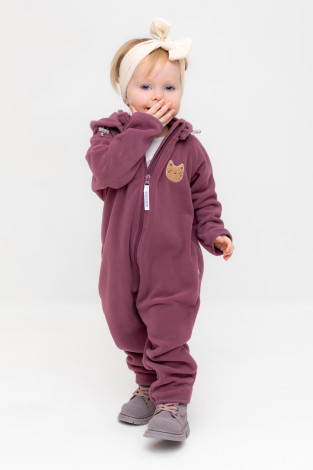 Комбинезон для девочки, артикул: ФЛ 60007, цвет: фиолетовый