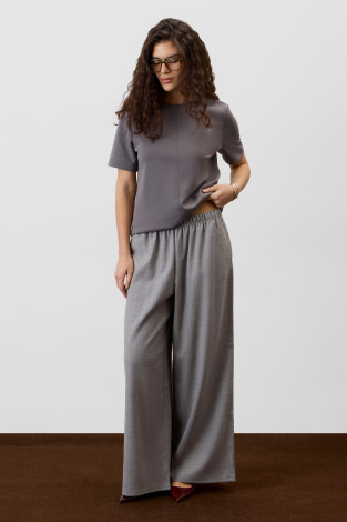 Брюки женские для мам, артикул: ЕТ 40031, цвет: серый