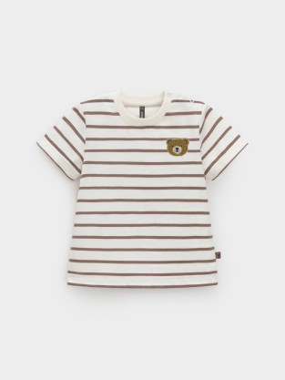 Футболка для мальчика, артикул: КР 302374, цвет: сахар