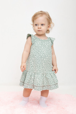 Платье для девочки, артикул: КР 5873, цвет: минт