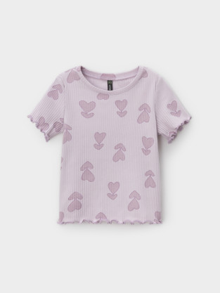 Футболка для девочки, артикул: КР 302814-1, цвет: фиолетовый