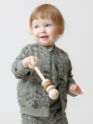 Жакет для мальчика, артикул: КР 302777, цвет: хаки