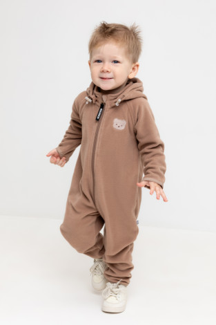 Комбинезон для мальчика, артикул: ФЛ 60007/1 ГР, цвет: бежевый