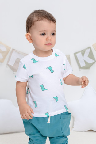 Футболка для мальчика, артикул: КР 302034, цвет: белый