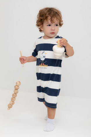 Полукомбинезон для мальчика, артикул: КР 6499, цвет: синий