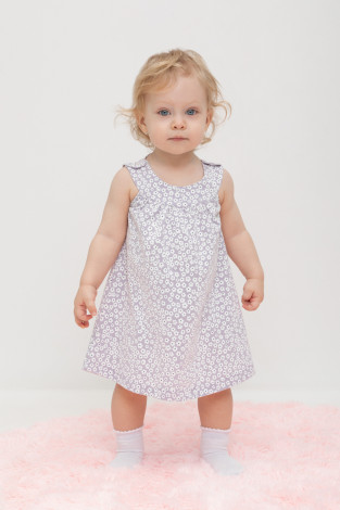 Сарафан для девочки, артикул: КР 5861, цвет: фиолетовый