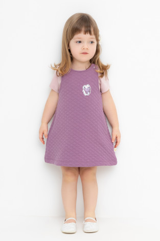 Сарафан для девочки, артикул: КР 5913, цвет: бордовый
