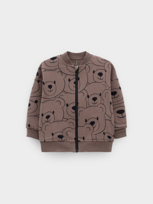 Жакет для мальчика, артикул: КР 302777, цвет: коричневый
