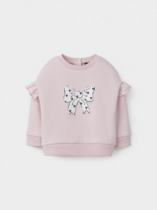 Свитшоты для девочки, артикул: КР 303031, цвет: светло-розовый - 2 фото