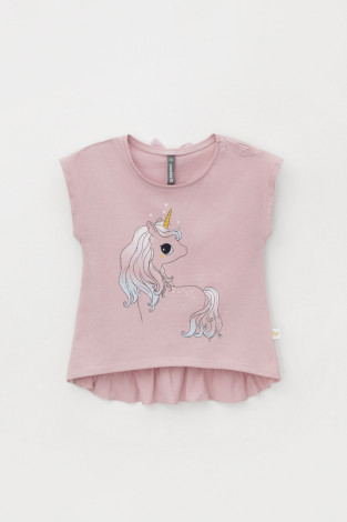 Футболка для девочки, артикул: КР 302319, цвет: розовый - 2 фото