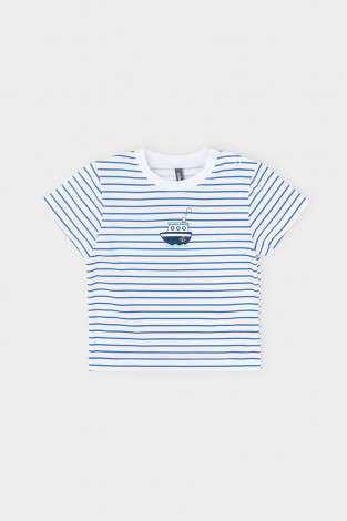 Футболка для мальчика, артикул: КР 302020, цвет: синий - 2 фото