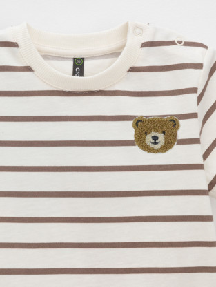 Футболка для мальчика, артикул: КР 302374, цвет: сахар - 2 фото