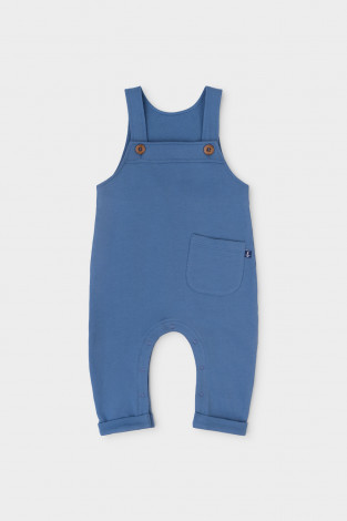 Полукомбинезон для мальчика, артикул: КР 6466, цвет: синий - 2 фото