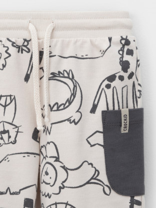 Брюки для мальчика, артикул: КР 400938, цвет: светло-бежевый - 2 фото