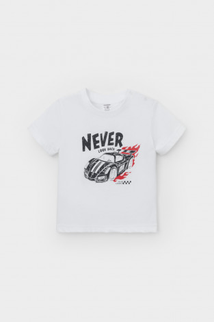 Футболка для мальчика, артикул: КР 302719, цвет: белый - 2 фото