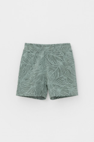 Шорты для мальчика, артикул: КР 400666, цвет: зеленый - 2 фото