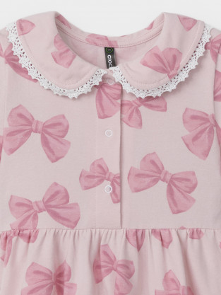 Платье для девочки, артикул: КР 5980, цвет: светло-розовый - 2 фото