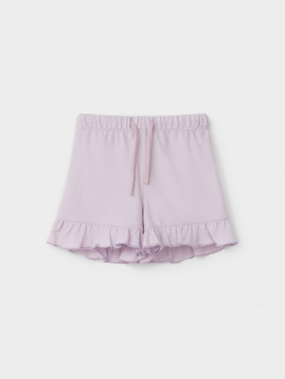Шорты для девочки, артикул: КР 400898, цвет: фиолетовый - 2 фото