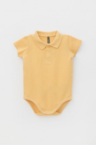 Полукомбинезон для мальчика, артикул: КР 6464, цвет: желтый - 2 фото